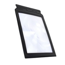 A4 Full Page 3x Magnifier Sheet LARGE Magnifying Glass Book Reading Aid PVC Lens