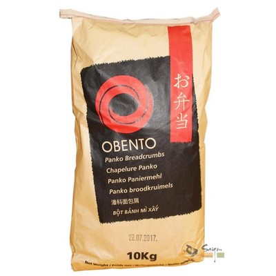 Obento Panko Bread Crumbs 10kg zum Panieren Paniermehl Panade Panko Tempura Mehl