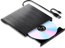 External Blu-ray Burner, 6X BD-RE Writer  3D Blu-ray Player, USB 3.0  Type-C P