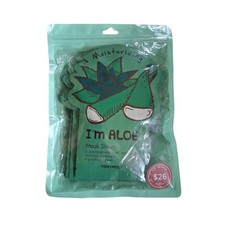 NWT Tony Moly I'm Aloe Moisturizing Sheet Masks 10 Pack