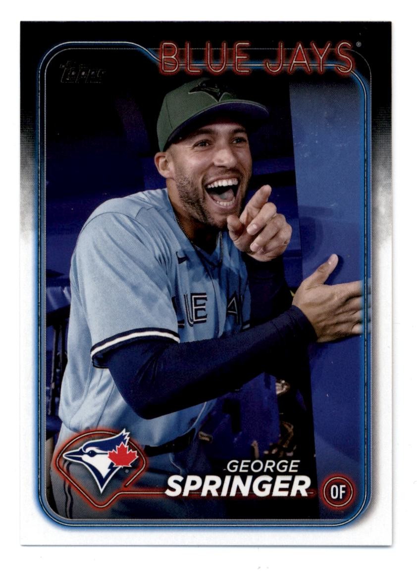 2024 Topps Golden Mirror Image Variations #72 George Springer SSP Blue Jays