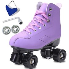 SCNUT Skates Purple Black Wheel Size 42 W9/M8 