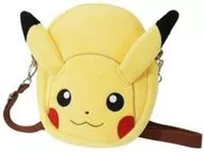 Pikachu (Face) Plush Pochette ''Pokemon'' JAPAN
