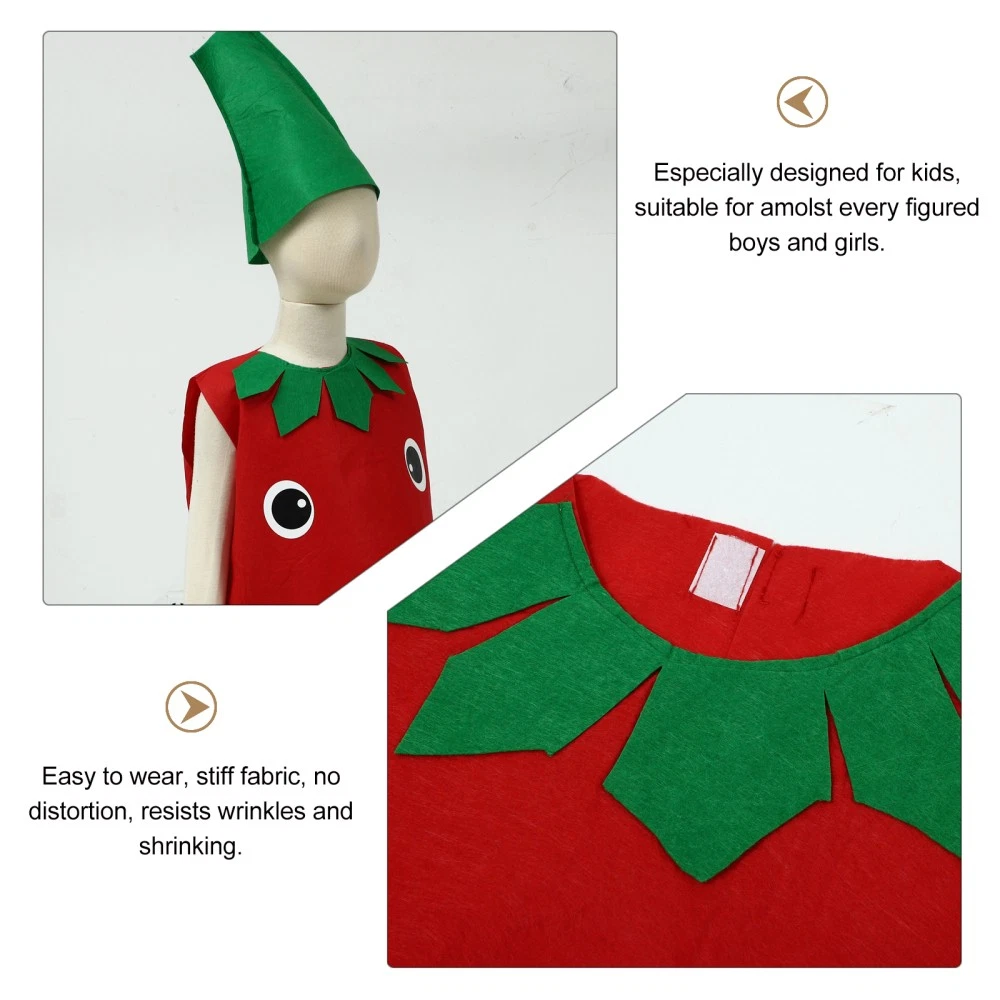 VETEMENTS Abbigliamento Pomodoro Bambini Stage Performance Costumi Bambini Frutta Verdura Kit