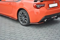 Maxton Design Diffusor Flaps V.2 Passend FüR Toyota GT86 FL Schwarz Hochglanz