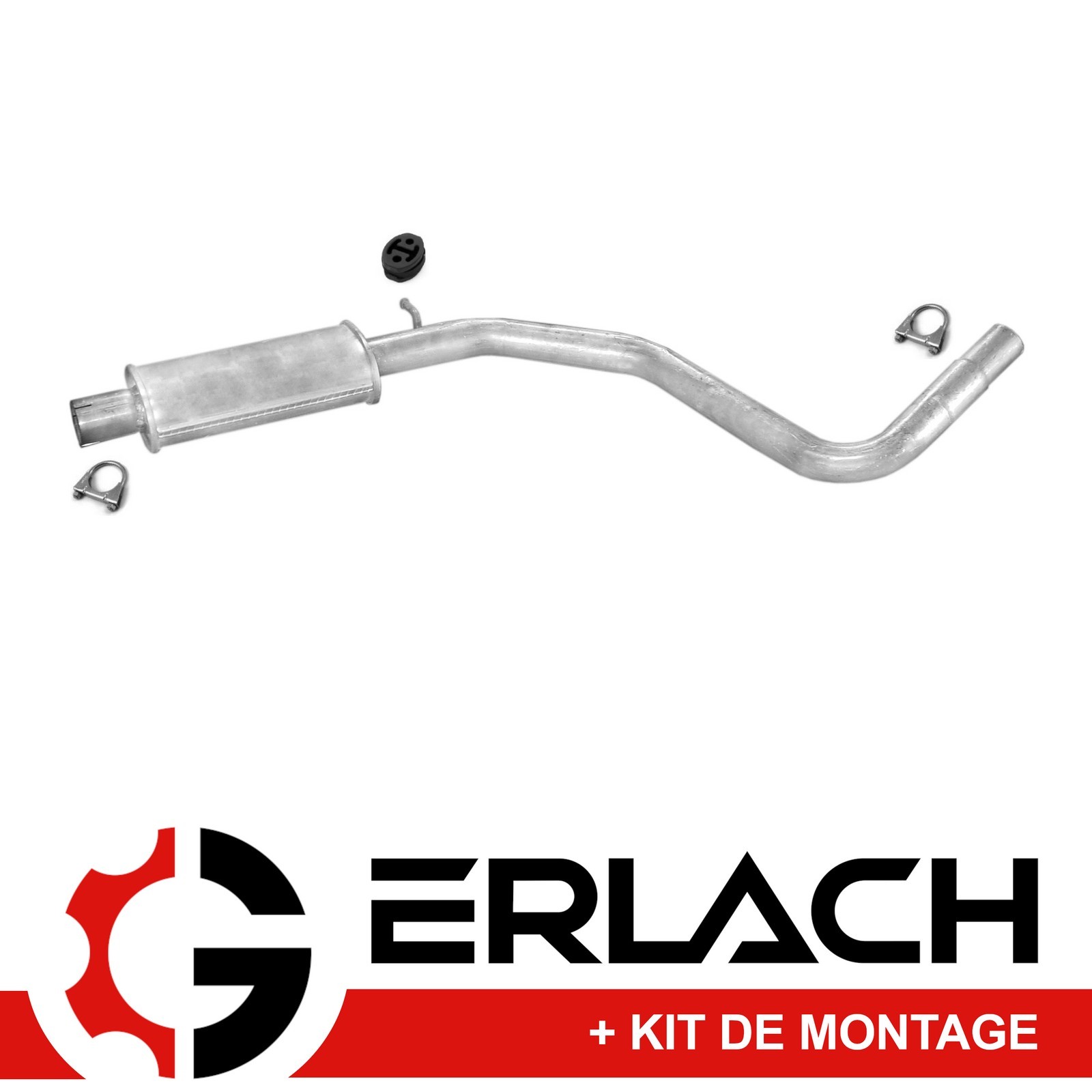 Silencieux intermédiaire Fiat Stilo 1.9 JTD MultiJet tube pot échappement break
