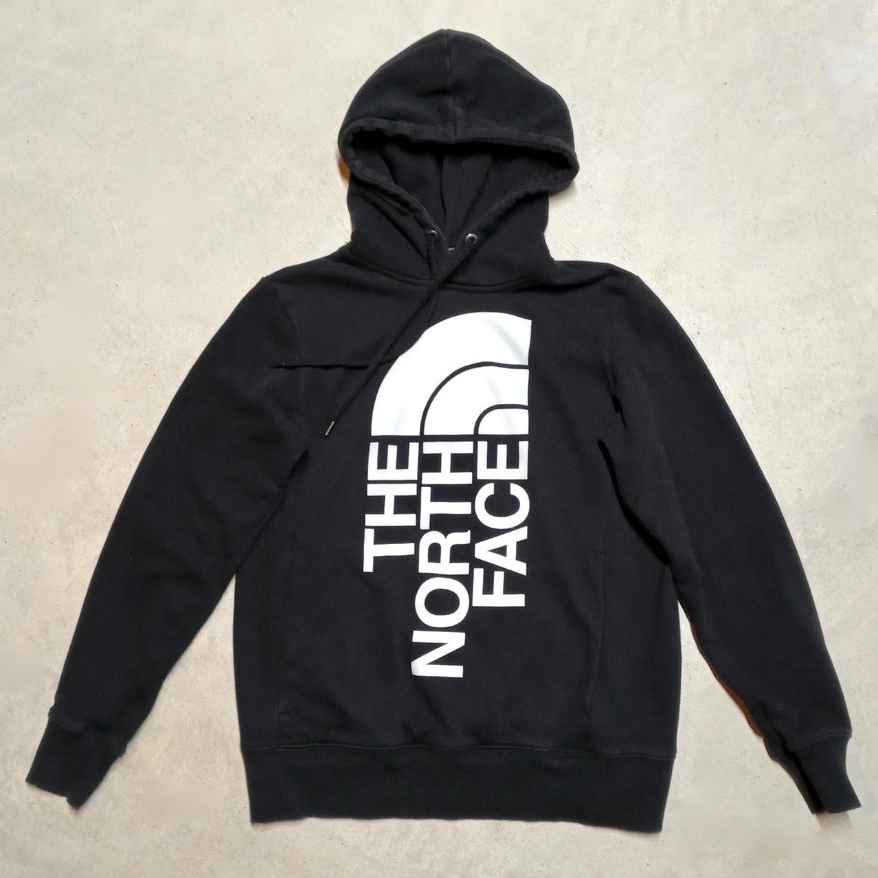 The North Face Hoodie Womens XS Long Sleeve Activewear Logo Hooded Pockets Black