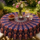 Round Mandala Tablecloth Picnic Beach Blanket Boho Tapestry Yoga Mat Throw Decor