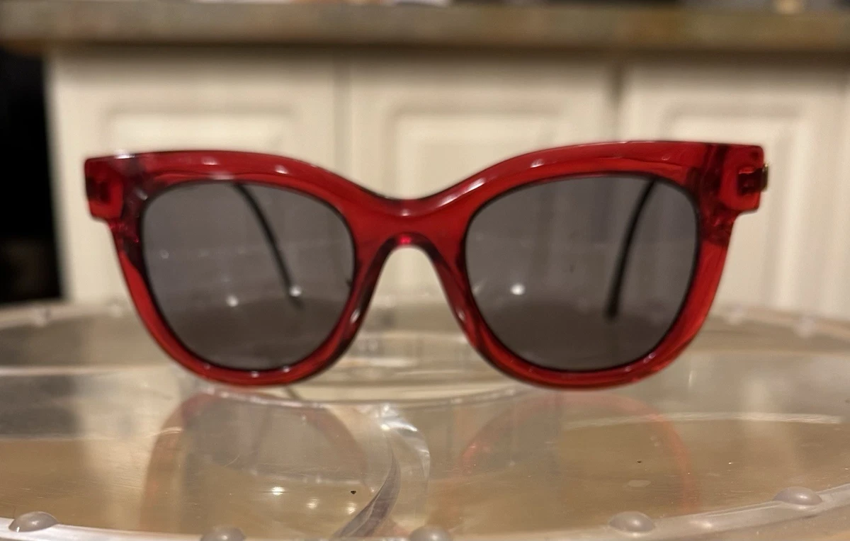 Thierry Lasry Therapy 935 Sunglasses 50-23-140 Red Blue Pattern Handmade France Buy Thierry Lasry Sunglasses & Glasses online - Shipped  main image 2