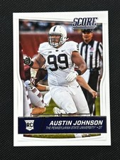 2016 Score #395 Austin Johnson RC Tennessee Titans Penn State Nittany Lions Card