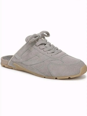 Vince Women's Silver Moon Gray Size 9M Mojave Lace-Up Mule Sneakers