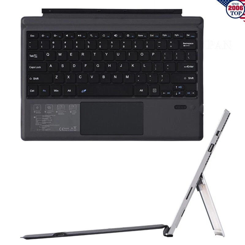 Wireless Keyboard Magnetic Type Cover Trackpad for Microsoft