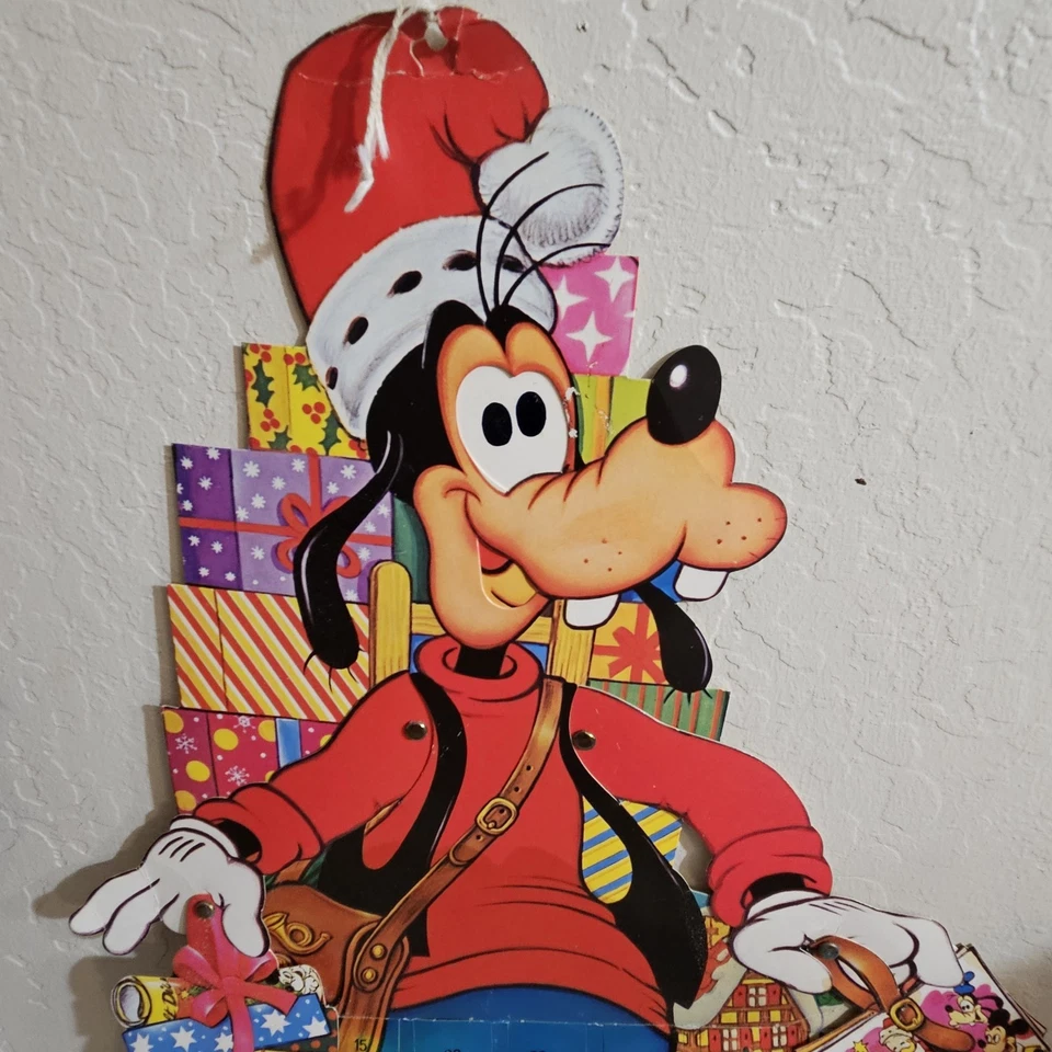Pea Adventskalender Walt Disney Goofy Advent Calender Vintage - RARE - Image 3 of 4