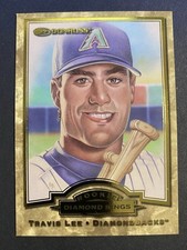 1998 Donruss Baseball Diamond Kings Travis Lee Rookie Card #07143/10,000. rookie card picture