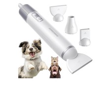 Buenkee Handheld Powerful Pet Dryer 3HP 3 Speeds 4 Temps 3 Nozzles