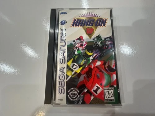 Hang-On GP (Sega Saturn, 1995) CIB Complete w Manual & Registration Card NR MINT