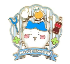 Marimocraft Chikawa Large Gimmick Pin Badge Hachiware