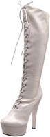 The Highest Heel Women S Wonder Platform Boot White Patent Stretch 11 M Us The Highest Heel Women S Wonder Platform Boot White Patent Stretch 11 M Us
