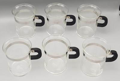 BODUM CHAMBORD 6x große TEEGLÄSER Ø ca. 8 cm / ca. 10 cm hoch gut