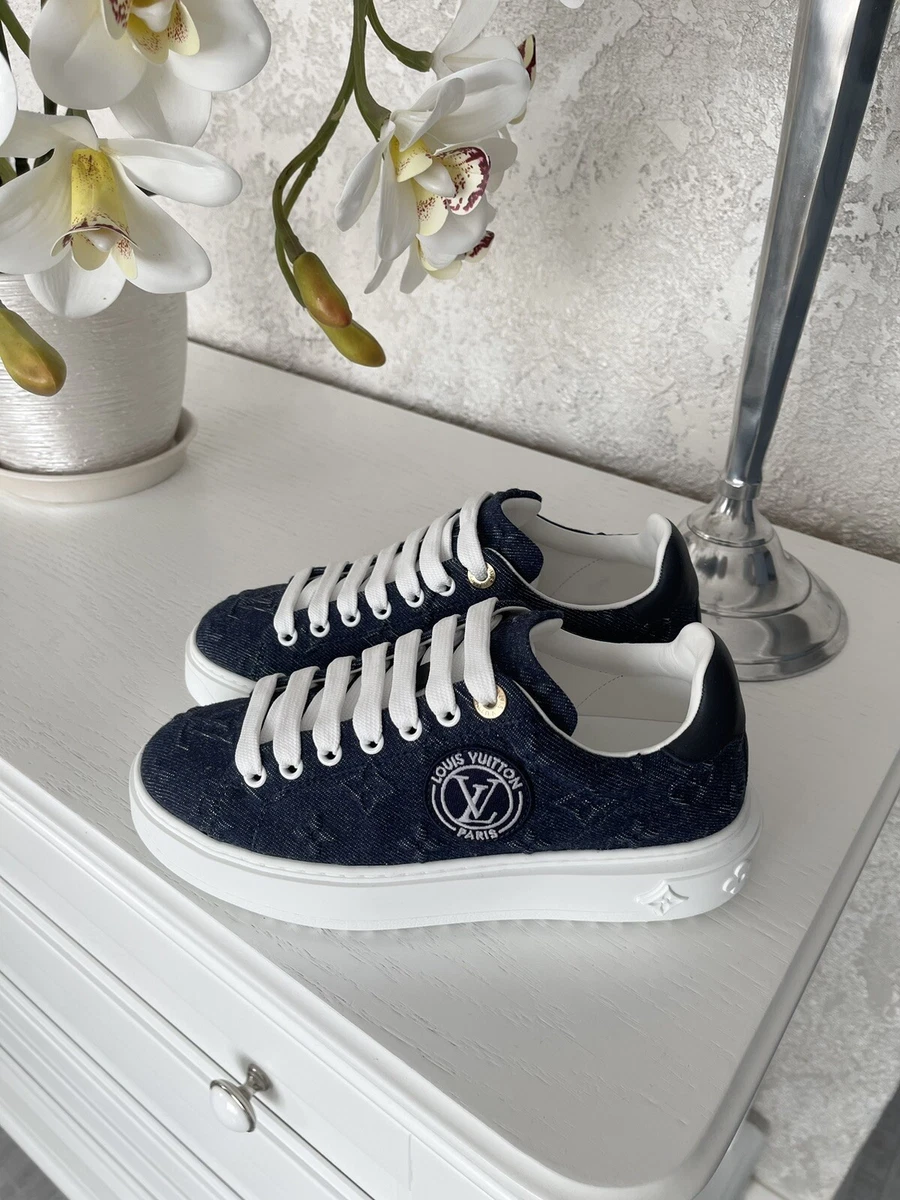 Louis Vuitton Monogram Sneakers Sz 34.5