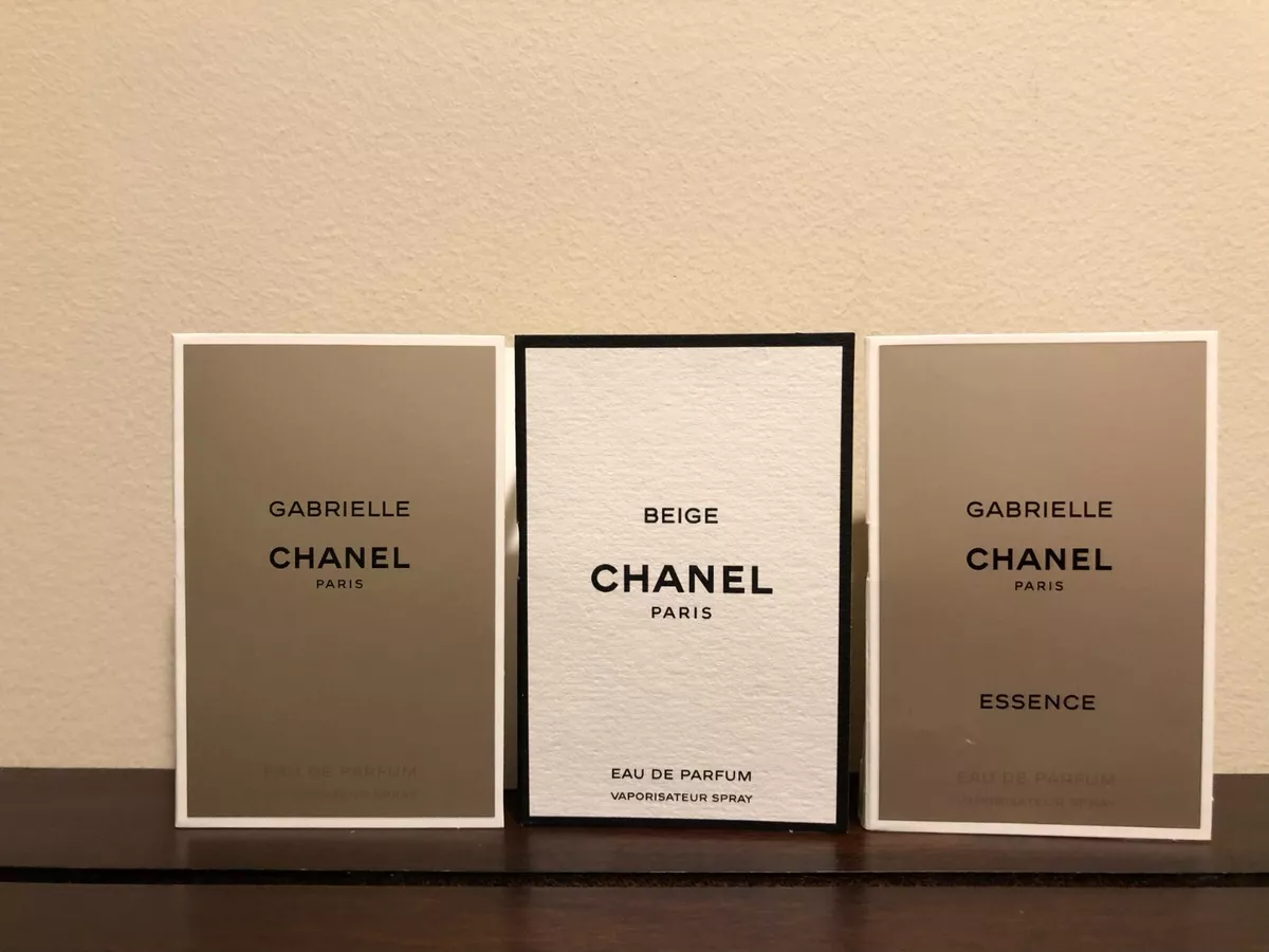 Les Eaux de Chanel perfume samples, limited edition