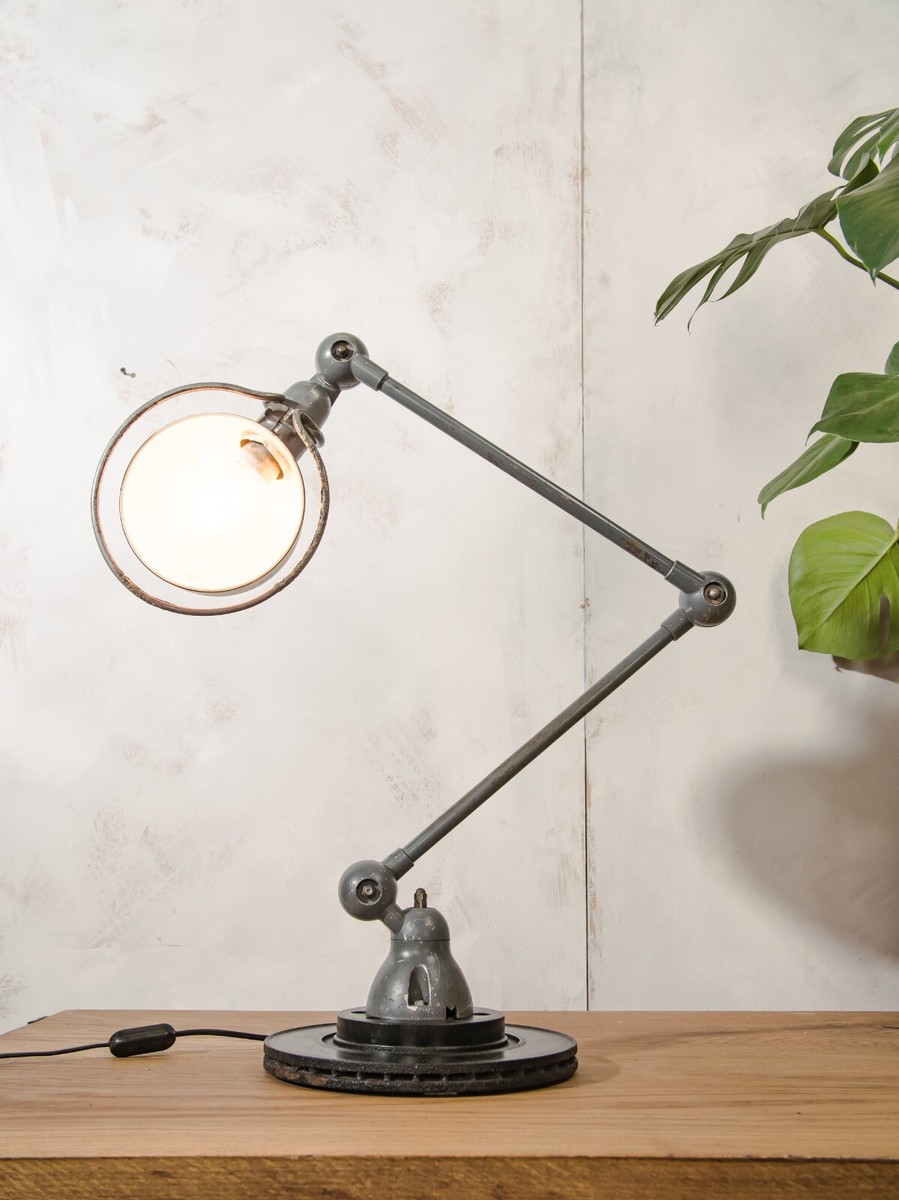 French Jieldé 2 Arm 1950s Loft Lamp - Classic Jielde with great