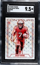 2024 Panini Phoenix - Contours Bucky Irving #CON-BIG WAVE (RC) SGC 9.5 MINT+