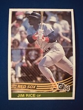 1984 DONRUSS #50 JIM RICE BOSTON RED SOX NM-MT or BETTER 382 HR '78 MVP '09 HOF