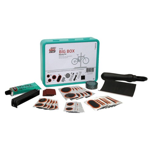 kit toppe riparazione forature tt15 big box Tip Top kit foratura bici