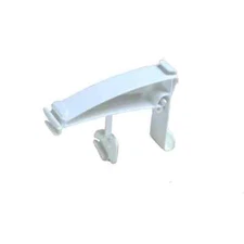 Amerimax Contemporary 4-inch Hidden Gutter Hook Hanger - White Vinyl - T0431