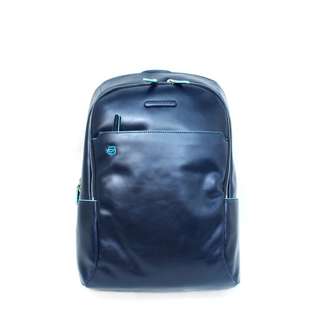 piquadro blue square backpack