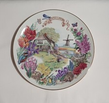Vintage Holland Dutch Country Garden Collectors Plate Reco 1988 Made in USA