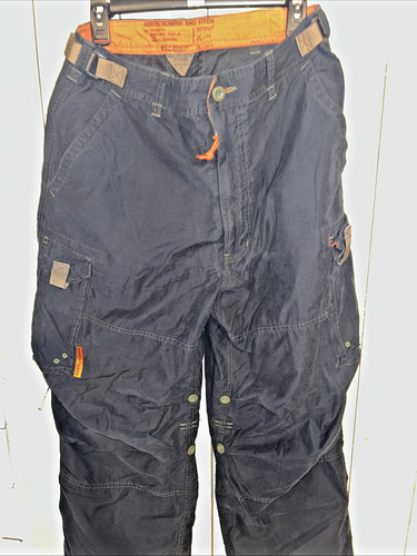 Abercrombie Fitch Pants Mens M Blue Paratrooper Cargo T 2083 34x29