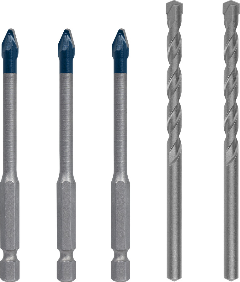 Bosch Professional Expert HEX-9 Hard Ceram.Drill Bit Mix.Set 6mm 5PCE 2608900596
