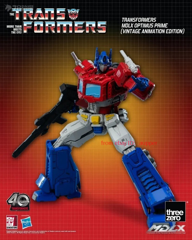 Threezero 3a Mdlx Autobot Optimus Prime Vintage Animation Ver