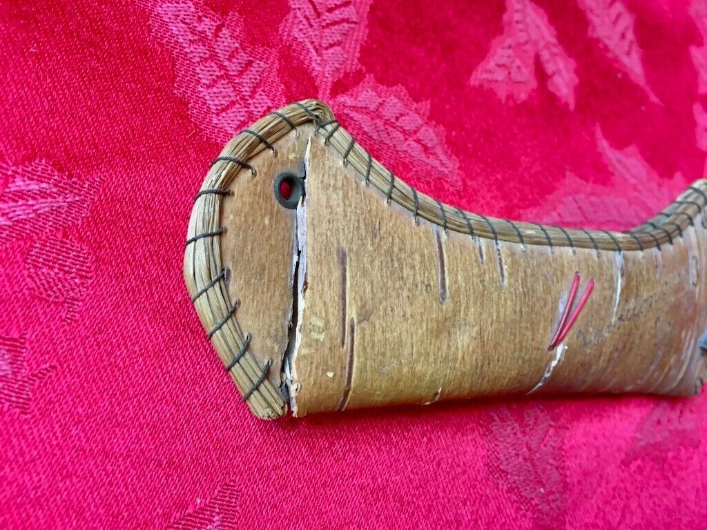 birchbark canoes souvenirs from Urbanna & Harrisonburg VA & Highland