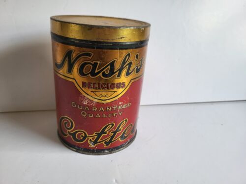 Nash’s Coffee Tin Vintage  - Photo 1 sur 6