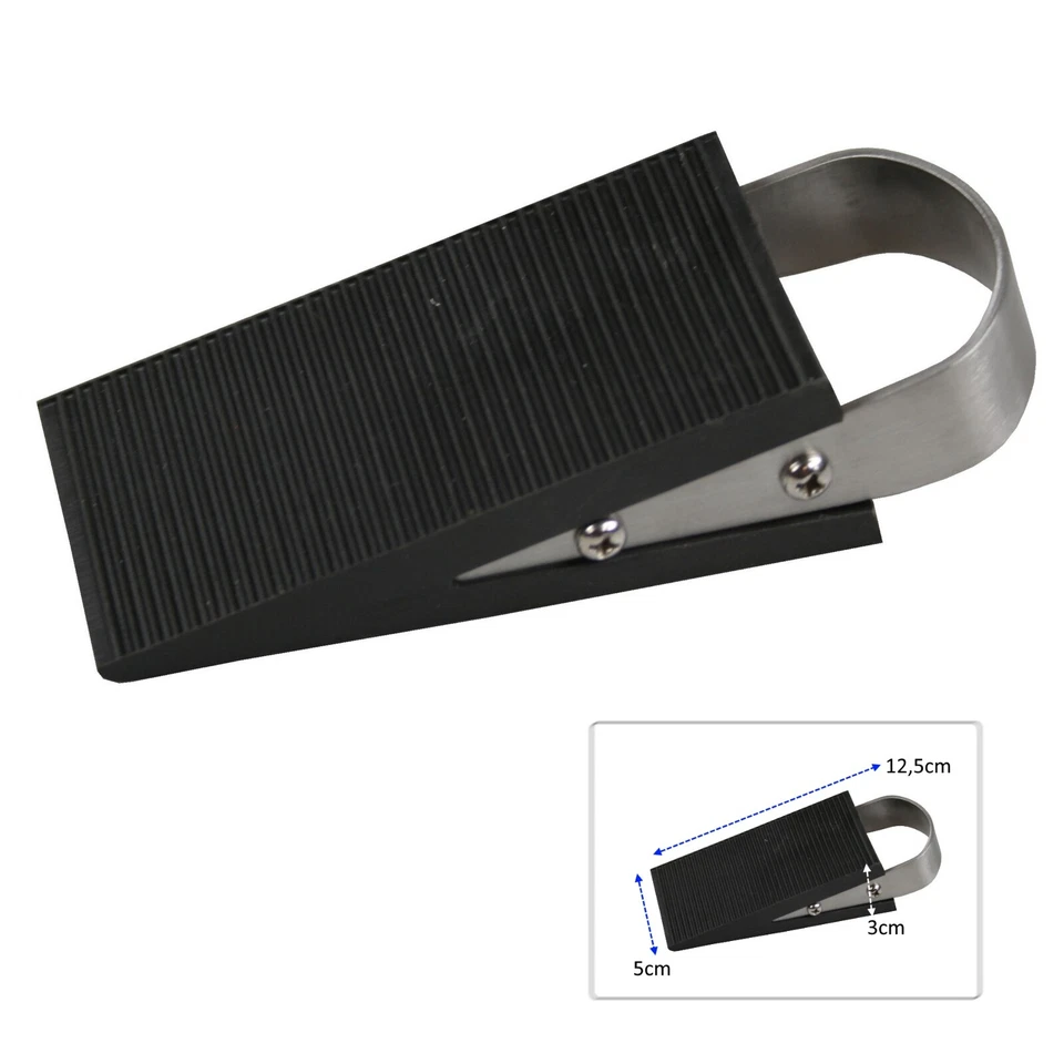 Türkeil Türstopper Gummi Türhalter Gummikeil Bodenkeil Keil rutschfest Türschutz