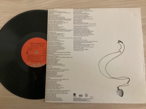 LINDA RONSTADT - Heart Like A Wheel Capitol 12" Vinyl Record LP - EX Play Tested - Picture 2 of 7