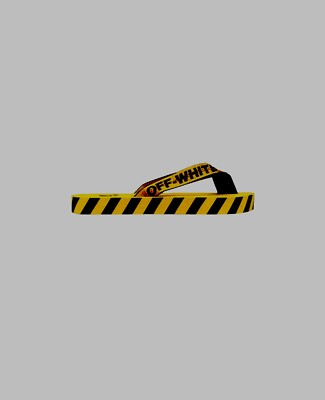 Off-white Industrial Flip Flop