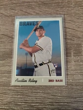 AUSTIN RILEY RC 2019 TOPPS HERITAGE #614 BRAVES WS 3B STAR FREE SHIPPING
