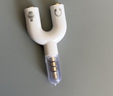 2x U Shape 3.5mm Y Headset Adapter Kit Jack Splitter for Audio Headphone and MIC