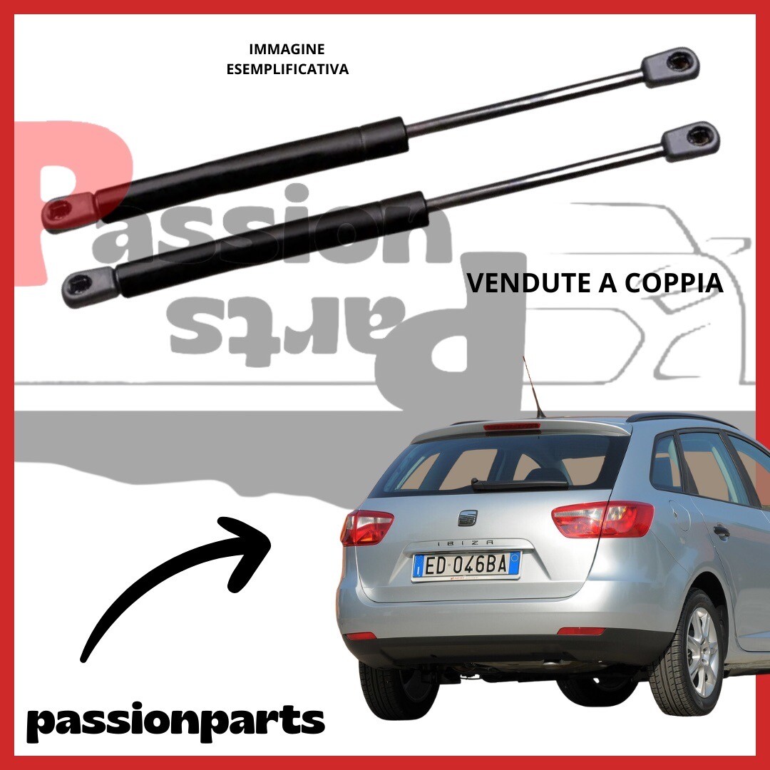 Molle A Gas Per Portellone Posteriore Ford Fiesta 2008-2017 - Coppia Con Forza 335N E Lunghezza 545mm - Foto 11