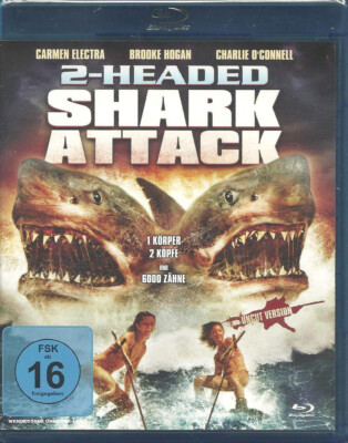 2-Headed Shark Attack - Uncut Version (Blu-ray) NEU & OVP! mit Carmen Electra!