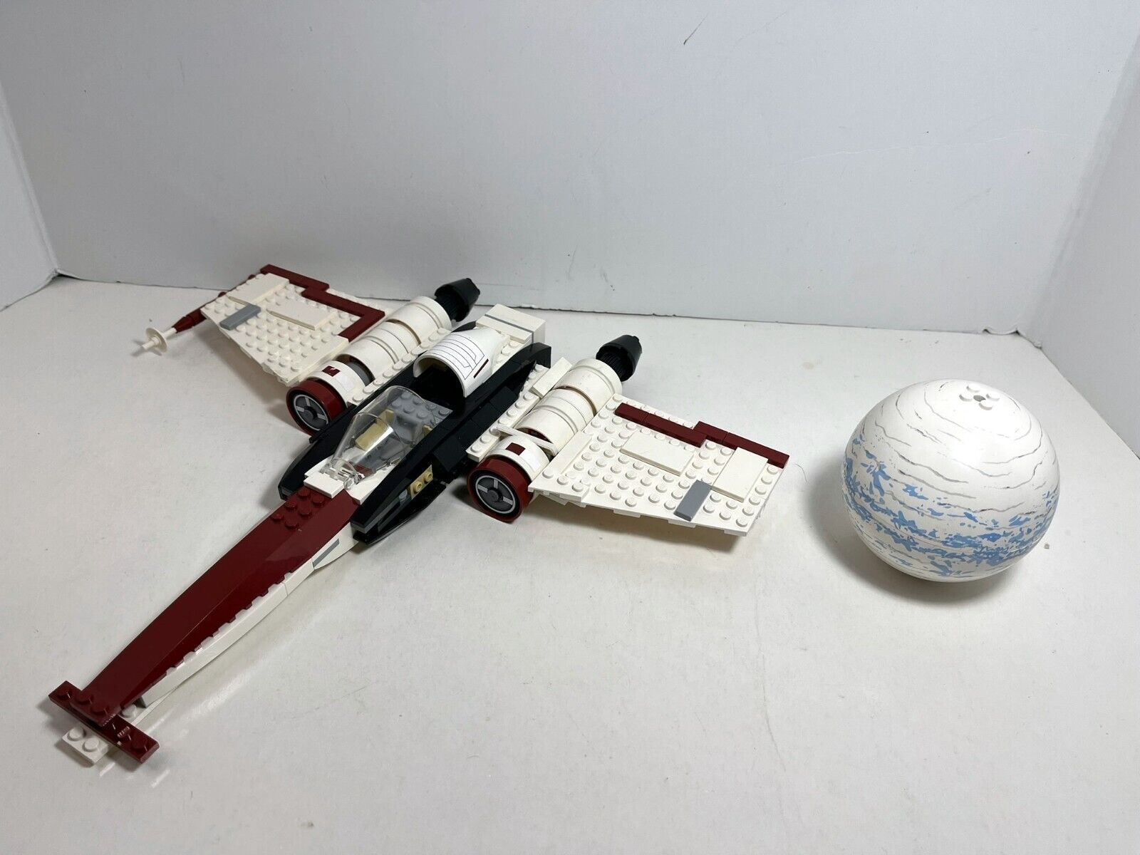 LEGO Star Wars LOT: Z-95 Headhunter 75004 partial +  hoth globe