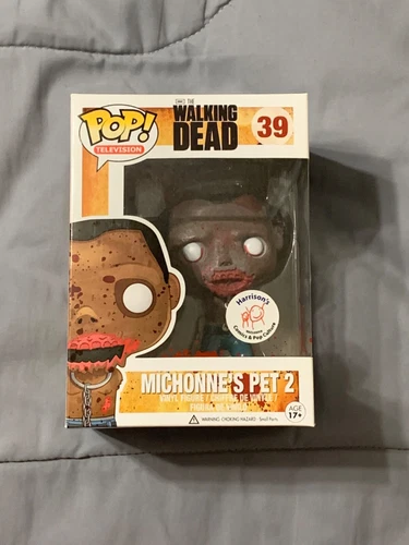The Walking Dead Michonne's Pet Walkers 1 & 2 Funko POP #37& #39 Harrison Bloody