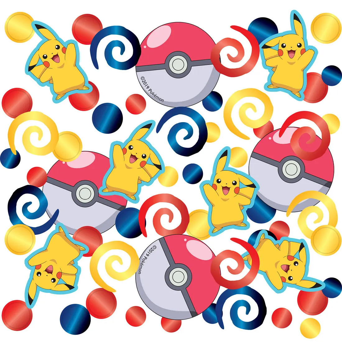 1 Sacchetto Confetti Decorativi Pokémon Pikachu Streu-Artikel