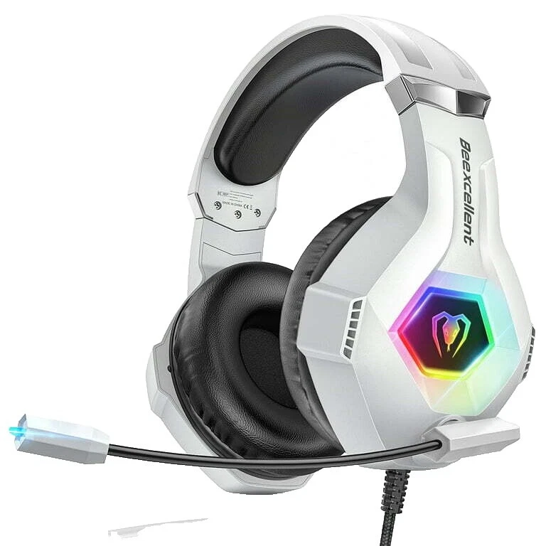 White Video Game Headsets