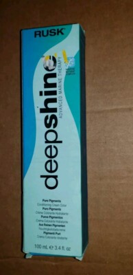 RUSK DEEP SHINE Advanced Marine Therapy Professional Hair Color 3.4 oz 9.34GC