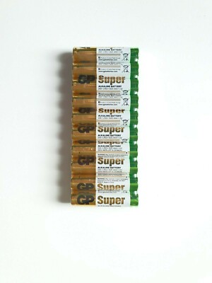 GP Batteries Batterien SUPER Alkaline 10er Pack Micro LR03 / AAA / X92 1,5 V NEU
